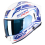 Casque Integral Scorpion Exo 530 Air Slope White Blue Red