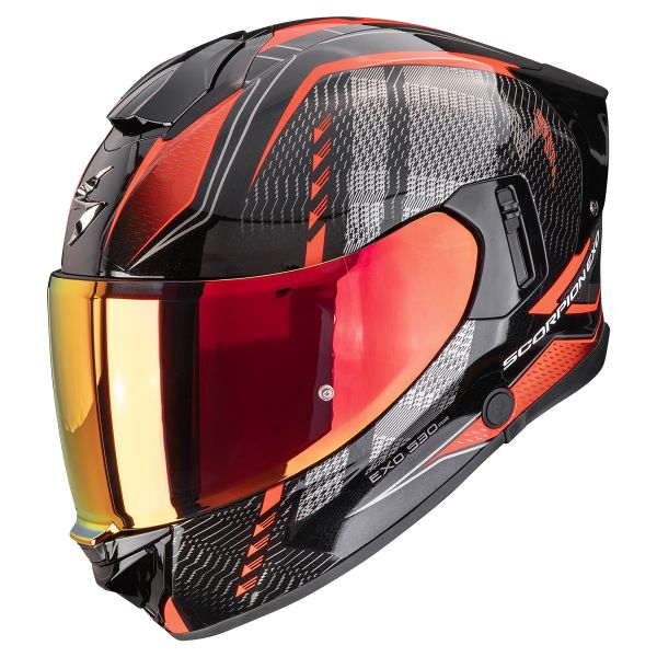 Integral Scorpion Exo 530 Air Theras Metal Black Red Integral Scorpion Exo 530 Air Theras Metal Black Red