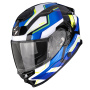 Casque Integral Scorpion Exo GT SP Air Arkon Black White Blue