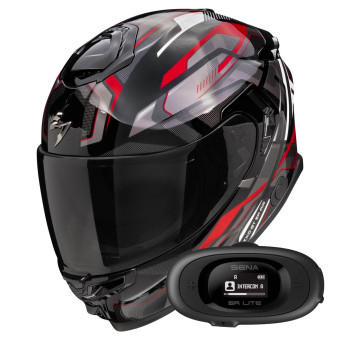 Integral Scorpion Exo GT SP Air Augusta Black Grey Red + Kit bluetooth 5R Lite Solo