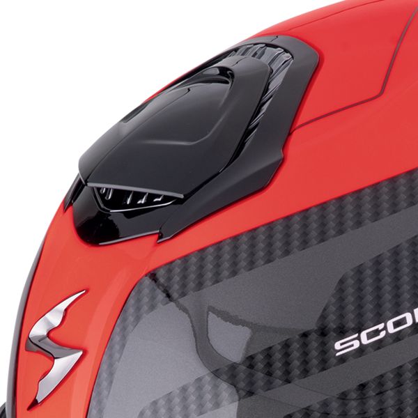 Scorpion Exo GT SP Air Flex Black Red Fluo + Kit bluetooth Exo-Com Link-1C