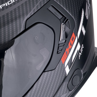 Scorpion Exo GT SP Air Flex Matt Black Silver + Kit bluetooth Exo-Com Link-1