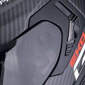 Scorpion Exo GT SP Air Flex Matt Black Silver + Kit bluetooth Exo-Com Link-1