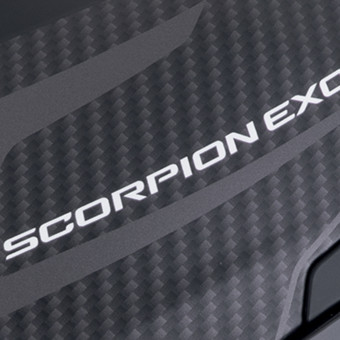 Scorpion Exo GT SP Air Flex Matt Black Silver + Kit bluetooth Exo-Com Link-1