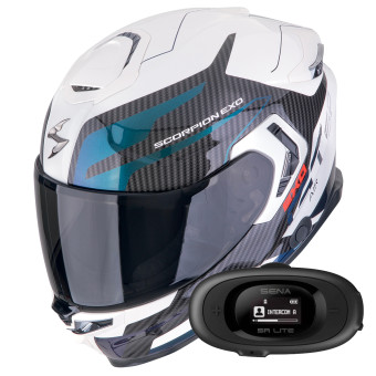 Integral Scorpion Exo GT SP Air Flex White Chameleon + Kit bluetooth 5R Lite Solo