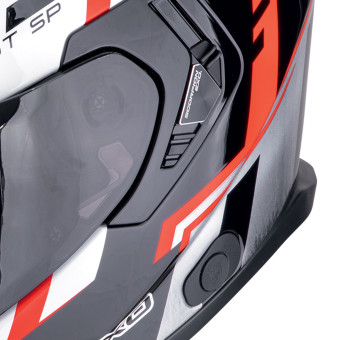 Scorpion Exo GT SP Air Tornado Black Red + Kit bluetooth Exo-Com Link-1