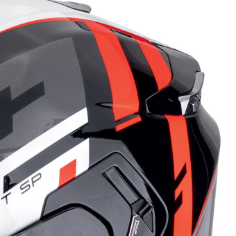 Scorpion Exo GT SP Air Tornado Black Red + Kit bluetooth Exo-Com Link-1