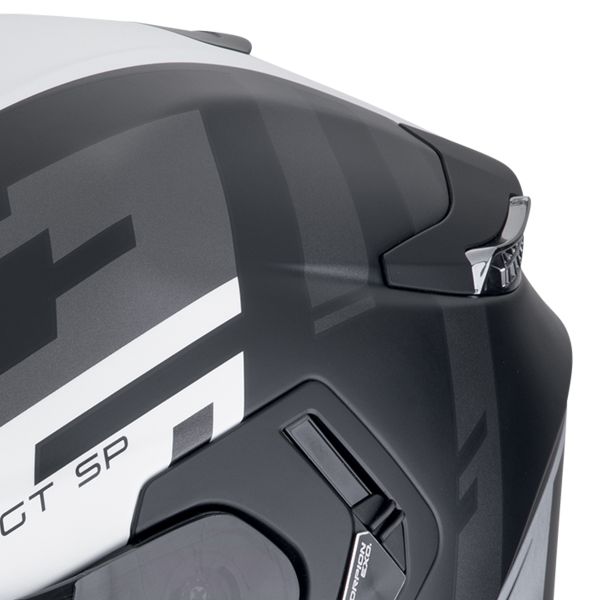 Scorpion Exo GT SP Air Tornado Matt Black Silver + Kit bluetooth 5R Lite Solo