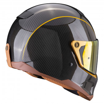 Scorpion EXO-HX1 Carbon SE Black Gold + Kit bluetooth 5S