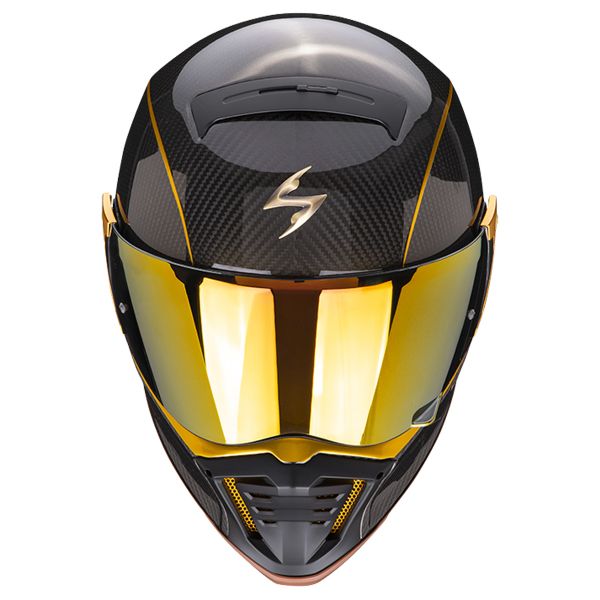 Scorpion EXO-HX1 Carbon SE Black Gold + Kit bluetooth 5S