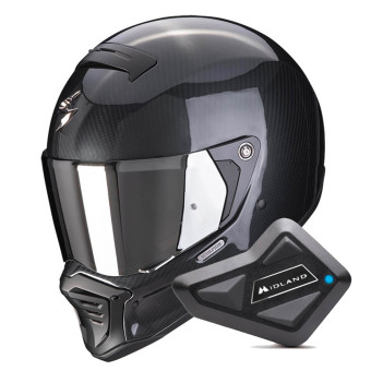Integral Scorpion EXO-HX1 Carbon SE Black + Kit Bluetooth BT Mini