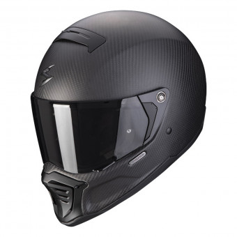 Scorpion EXO-HX1 Carbon SE Matt Black + Kit bluetooth Exo-Com Link-1C