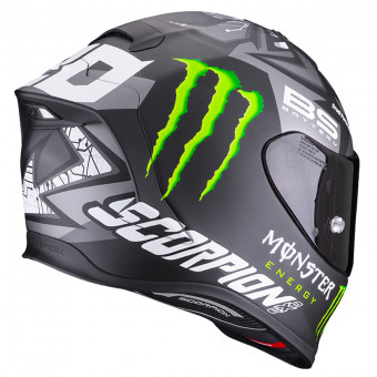 Scorpion Exo R1 Air Fabio Monster Replica Matt Black Silver