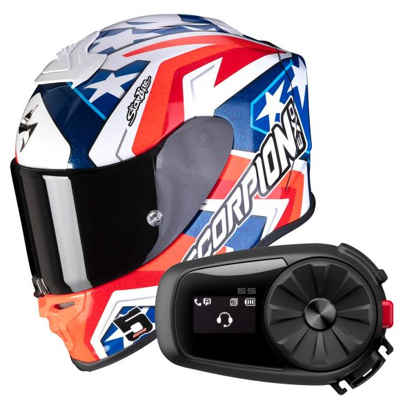 Integral Scorpion Exo R1 Air Replica Alvaro II + Kit Bluetooth 5S