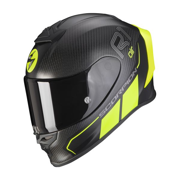 Integral Scorpion Exo R1 Carbon Air Corpus II Matt Black Neon Yellow