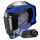 Pack Exo R1 Evo Air Blaze Black Blue + Kit Bluetooth Lokui K30