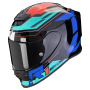 Casque Integral Scorpion Exo R1 Evo Air Blaze Black Blue Red