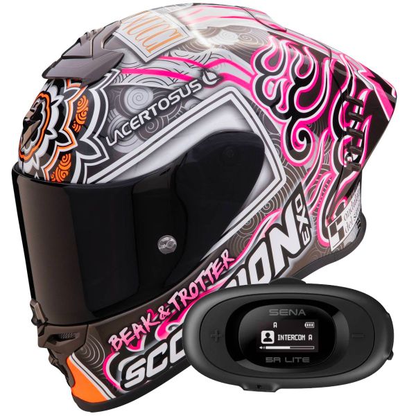 Integral Scorpion Exo R1 Evo Air FIM Aron Canet + Kit bluetooth 5R Lite Solo