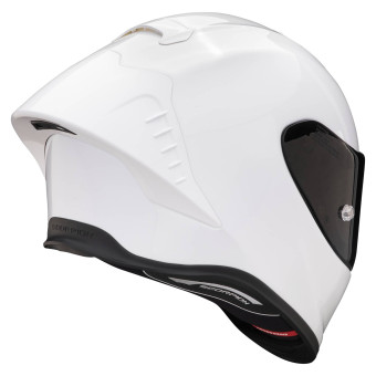 Scorpion Exo R1 Evo Air FIM Racing Solid Pearl White + Kit bluetooth 5R Lite Solo