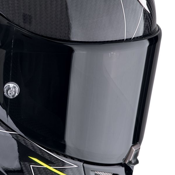 Scorpion Exo R1 Evo Carbon Air Cynergy Black Yellow Fluo