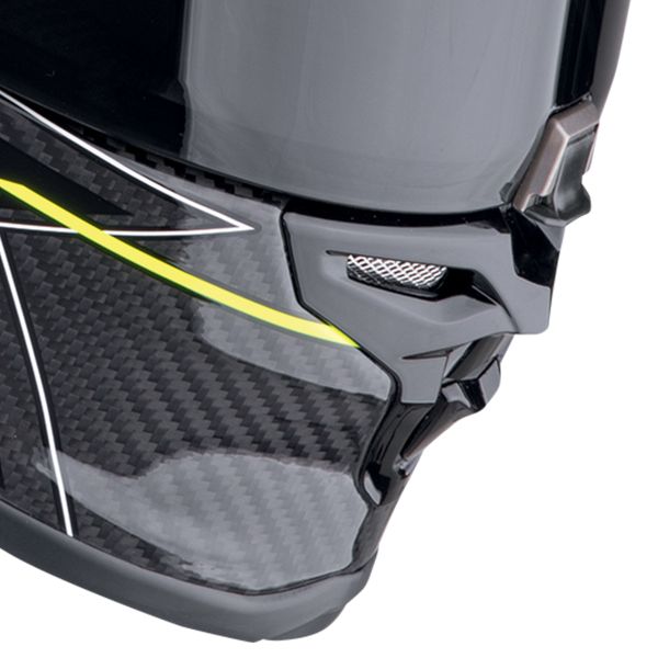 Scorpion Exo R1 Evo Carbon Air Cynergy Black Yellow Fluo