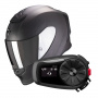 Casque Integral Scorpion Exo R1 Evo Carbon Air Solid Matt Black + Intercom Sena 5S