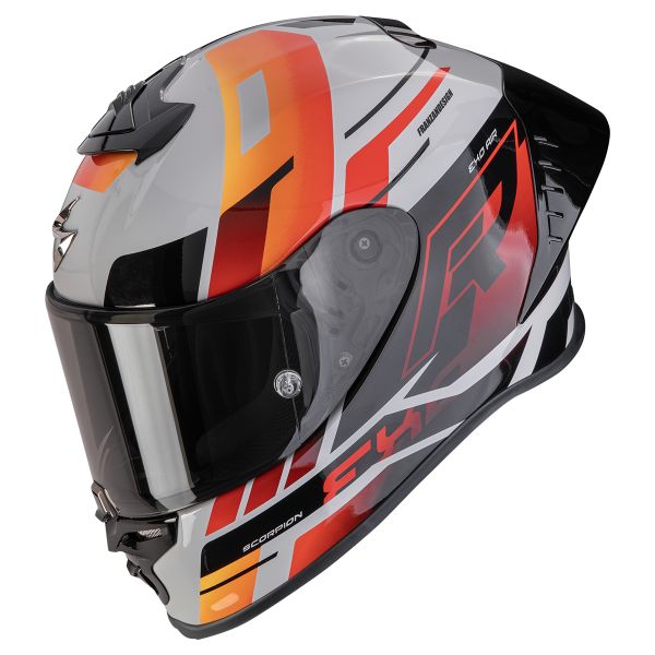 Integral Scorpion Exo R1 Evo II Air Adrenaline Grey Red Orange