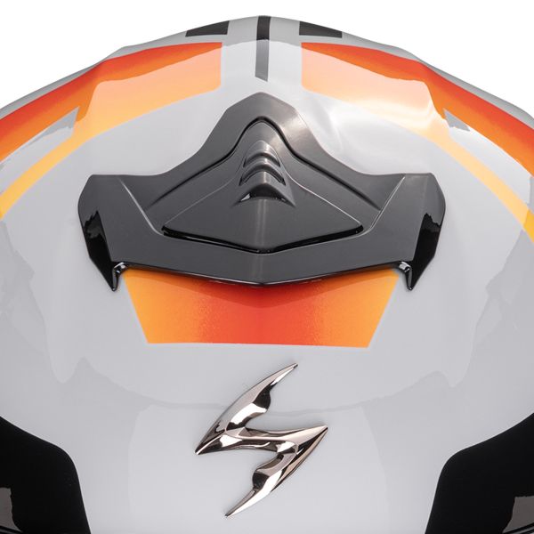 Scorpion Exo R1 Evo II Air Adrenaline Grey Red Orange