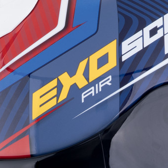 Scorpion Exo R1 Evo II Air Coup Black Red Yellow