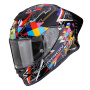 Casque Integral Scorpion Exo R1 Evo II Air Pouls Black Multi