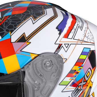 Scorpion Exo R1 Evo II Air Pouls White Multi