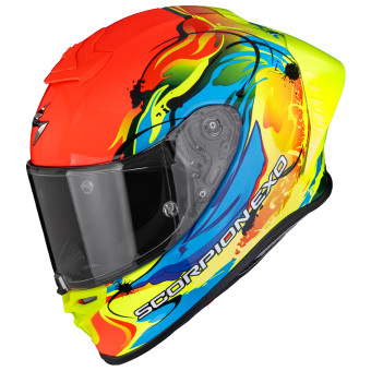 Integral Scorpion Exo R1 Evo II Air Thrust Neon Red Blue Yellow
