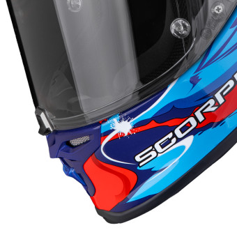 Scorpion Exo R1 Evo II Air Thrust Red Blue