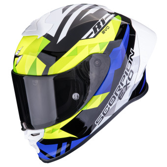 Integral Scorpion EXO R1 Evo II Air Valere Black Blue Yellow Fluo