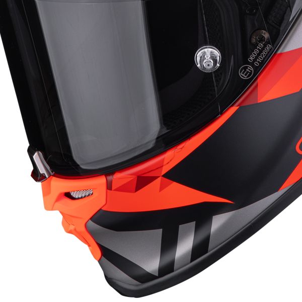 Scorpion EXO R1 Evo II Air Valere Matt Black Red