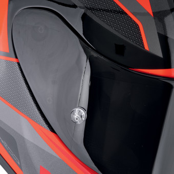 Scorpion Exo R1 Evo II Air Vital Black Silver Red + Kit bluetooth 5R Lite Solo
