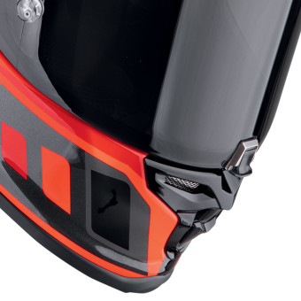 Scorpion Exo R1 Evo II Air Vital Black Silver Red + Kit bluetooth 5R Lite Solo