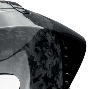 Scorpion Exo R1 Evo II Carbon Air Onyx Black + Kit bluetooth Exo-Com Link-1