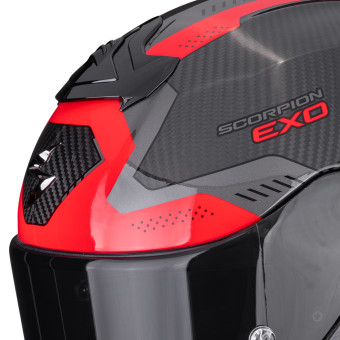 Scorpion Exo R1 Evo II Carbon Air Propel Black Red