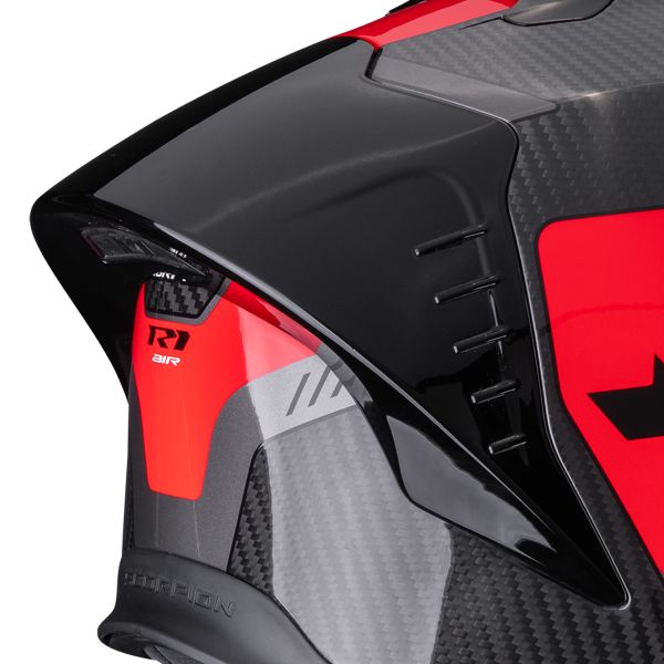 Scorpion Exo R1 Evo II Carbon Air Propel Black Red