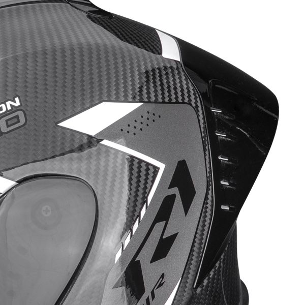 Scorpion Exo R1 Evo II Carbon Air Propel Black White
