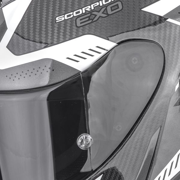 Scorpion Exo R1 Evo II Carbon Air Propel Black White
