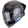 Casque Integral Scorpion Exo R1 Evo II Carbon Air Surge Black Blue Red