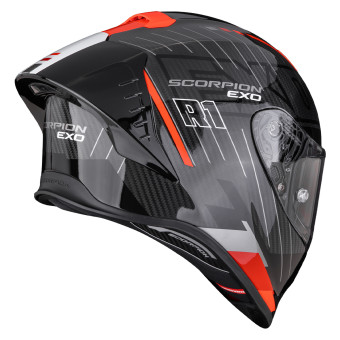 Scorpion Exo R1 Evo II Carbon Air Surge Black Red