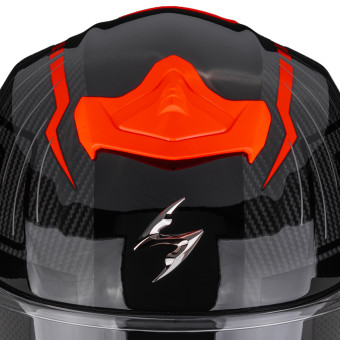 Scorpion Exo R1 Evo II Carbon Air Surge Black Red
