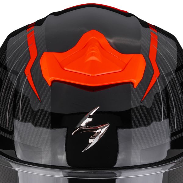 Scorpion Exo R1 Evo II Carbon Air Surge Black Red