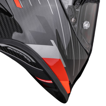 Scorpion Exo R1 Evo II Carbon Air Surge Black Red