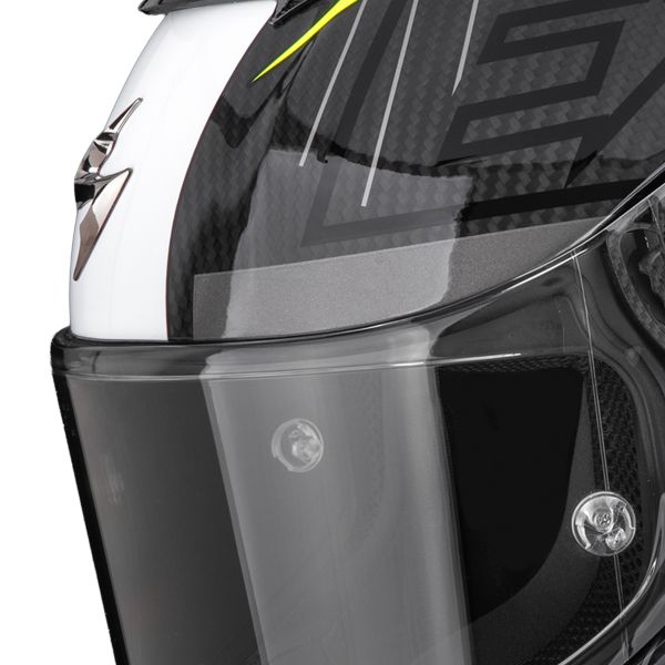 Scorpion Exo R1 Evo II Carbon Air Surge Black White Neon Yellow