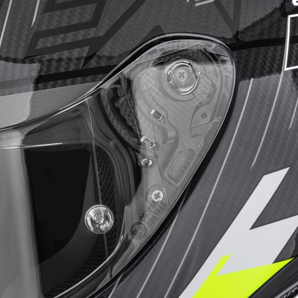 Scorpion Exo R1 Evo II Carbon Air Surge Black White Neon Yellow
