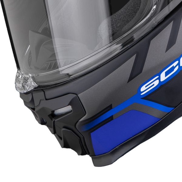 Scorpion Exo Race Air Fury Matt Black Grey Blue